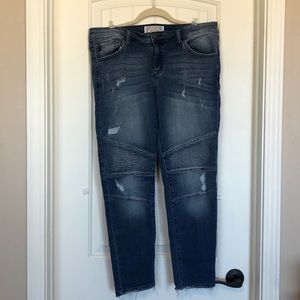 Adornit distressed jeans
